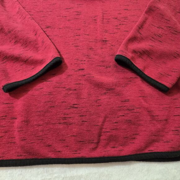 Arkansas Razorbacks Womens 1/4 Zip Pullover Fleece Crimson Red SZ XL - Picture 4 of 6